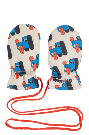 Gefütterte Handschuhe mit Aufdruck