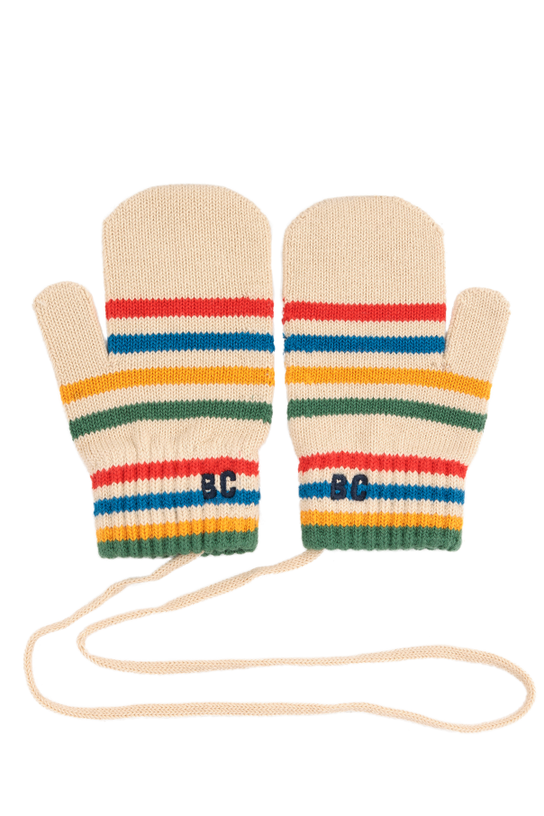 Cotton gloves with embroidered logo od Bobo Choses