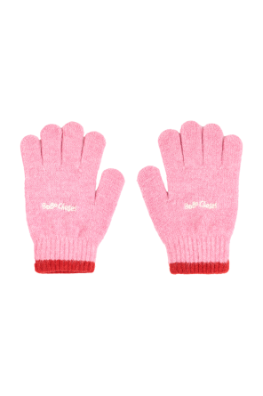 Handschuhe mit gesticktem Logo