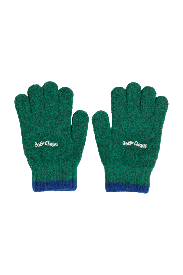 Gloves with embroidered logo od Bobo Choses
