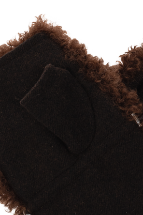 Ganni Fur mittens
