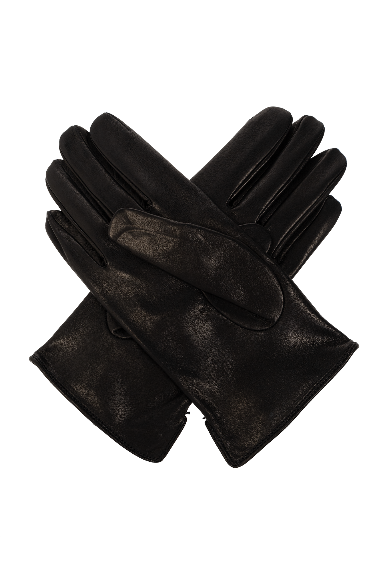 Dolce & Gabbana White Pants Leather gloves