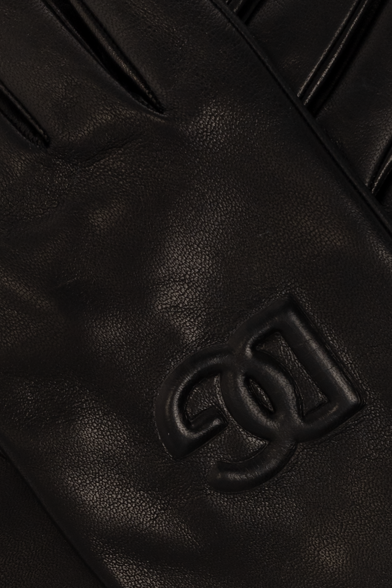 Dolce & Gabbana White Pants Leather gloves