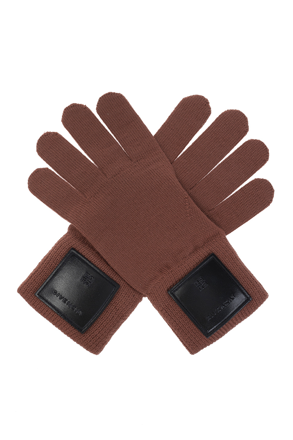 givenchy lock Wool gloves