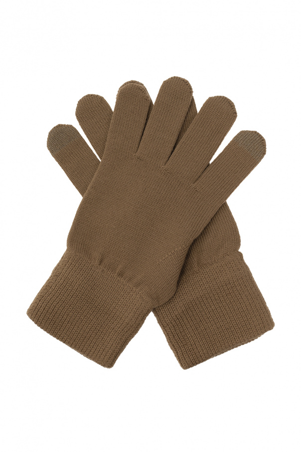 Givenchy crew-neck Wool gloves