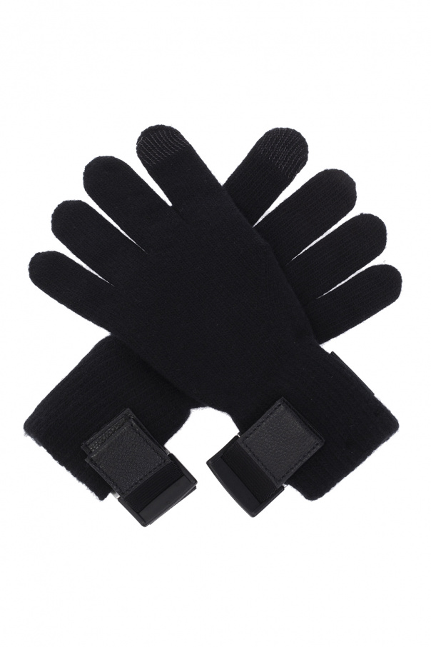 givenchy effect Gloves with 4G buckle