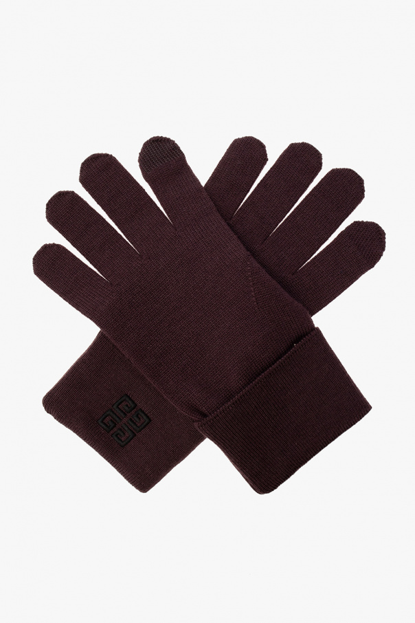 Givenchy Gloves with logo