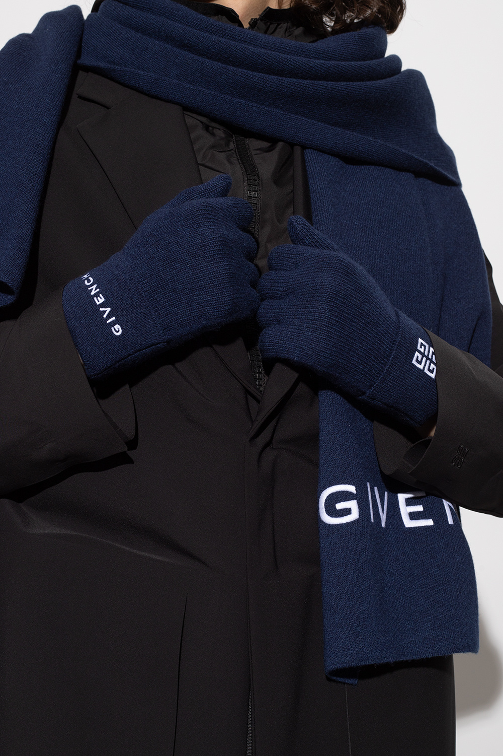 Givenchy Gloves with logo