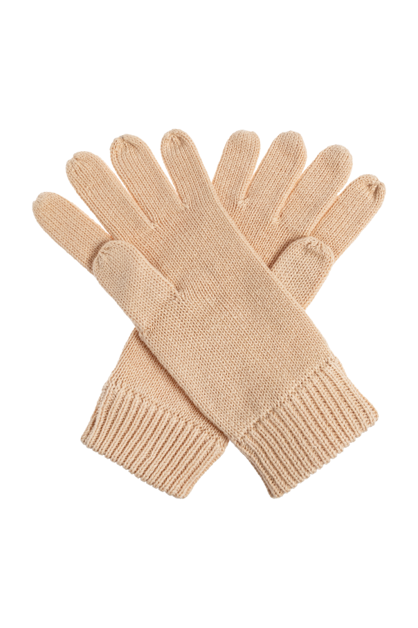 Chloé Kids Gloves with wool trim