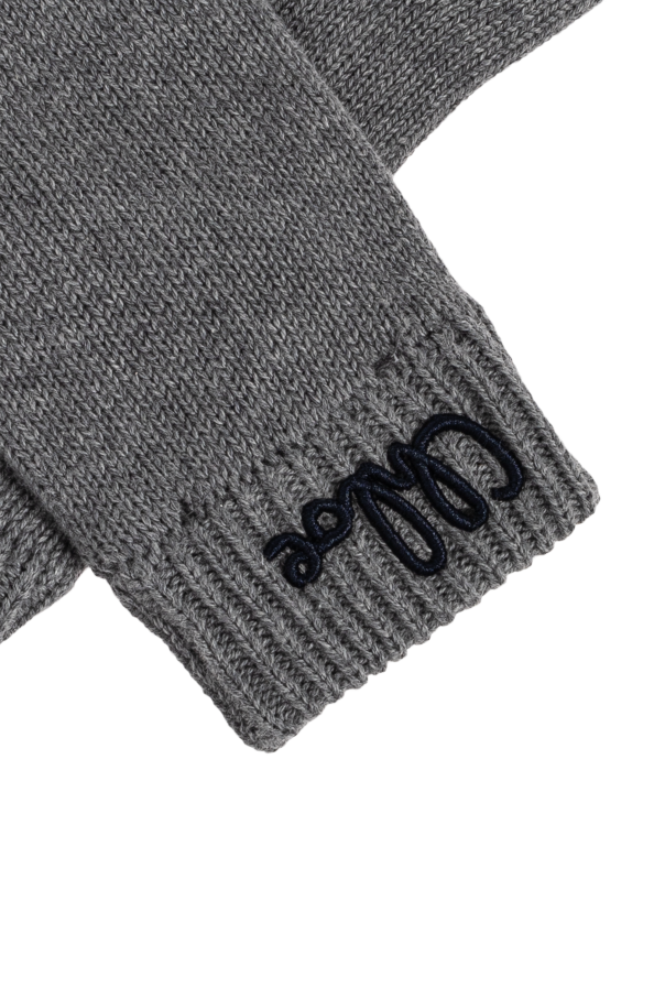 Chloé Kids Gloves with wool trim
