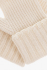 Chloé cream Topstitched gloves