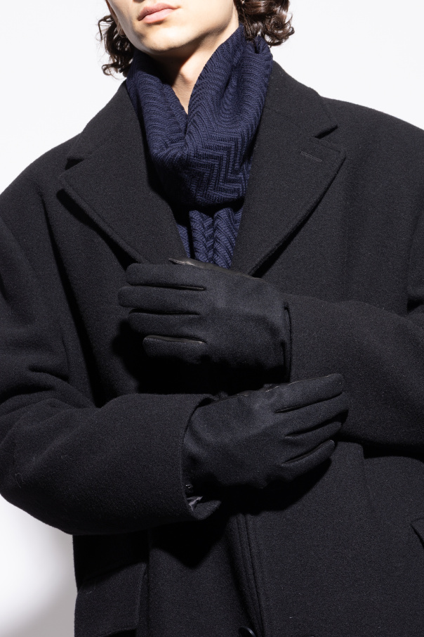 Emporio Armani Gloves with an application in the shape of a logo