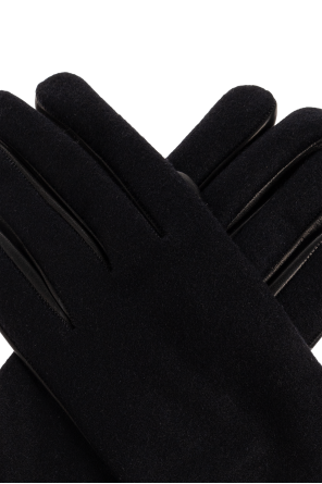 Emporio Armani Gloves with an application in the shape of a logo