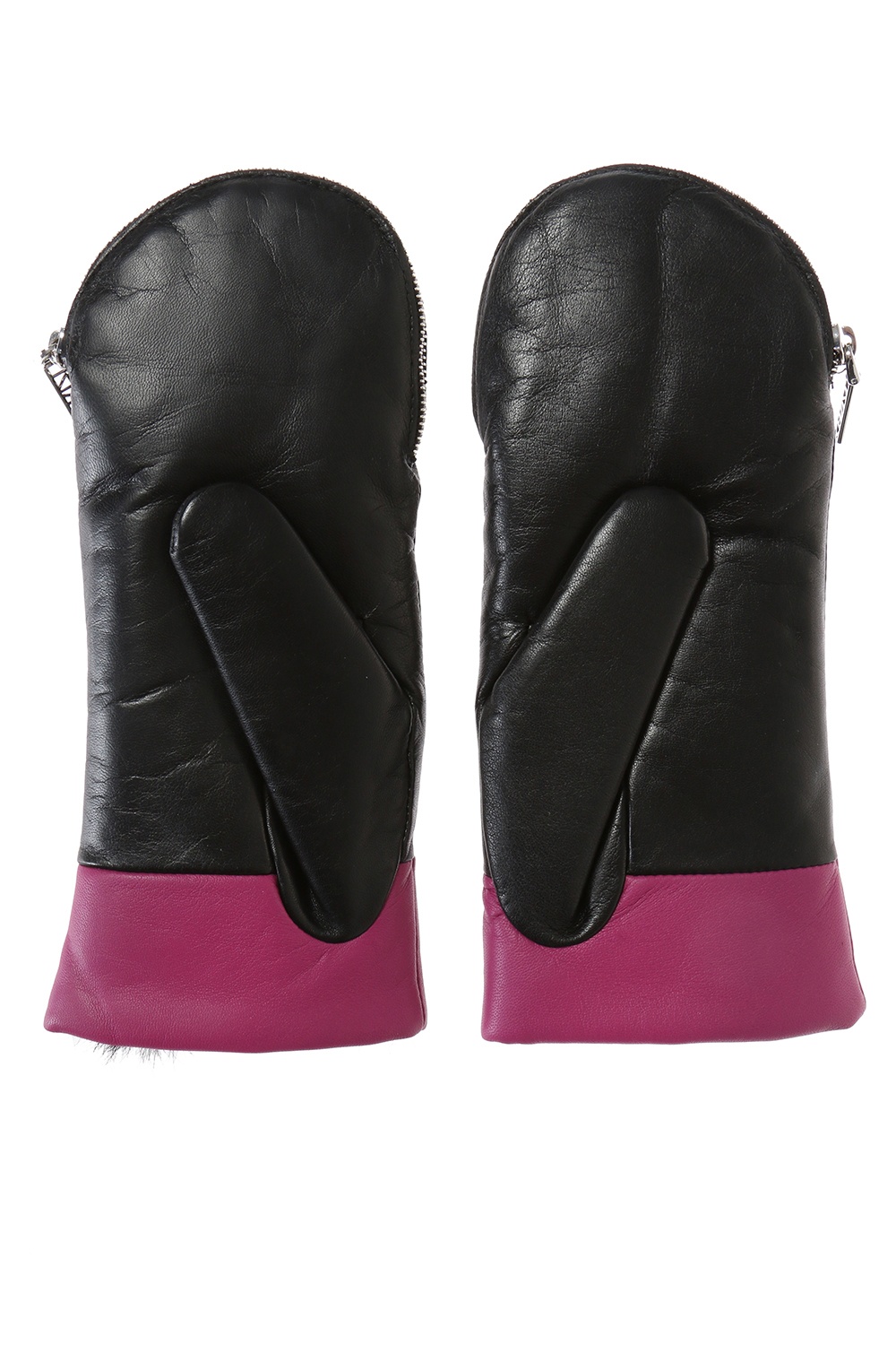 kenzo leather gloves