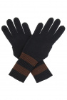 Acne Studios BLACK Gloves with logo