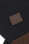 Acne Studios BLACK Gloves with logo
