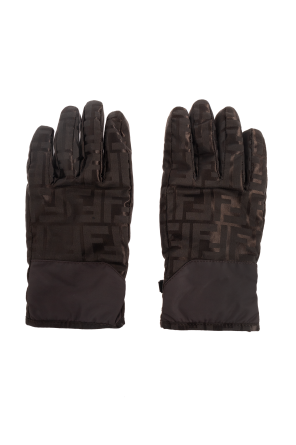 Fendi Rękawice z monogramem