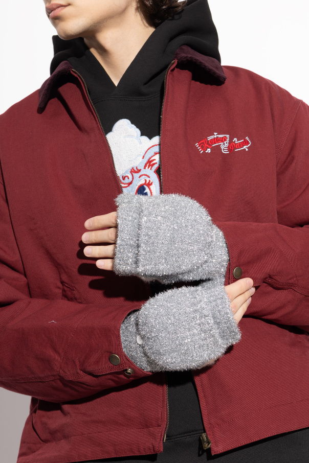 Kenzo Gloves with metallic thread