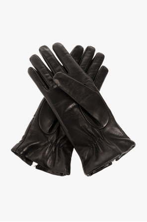 ‘g-elide’ leather gloves od Diesel