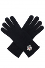 Moncler Wool gloves with logo