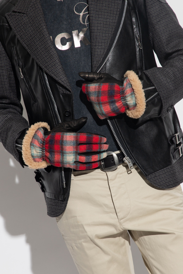 Dsquared2 Checked gloves