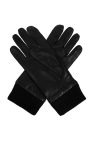 Ami Alexandre Mattiussi BLACK Leather gloves