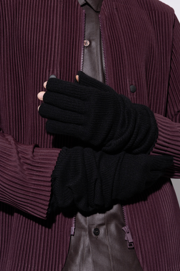 Homme Plissé Issey Miyake Guantes de cachemir