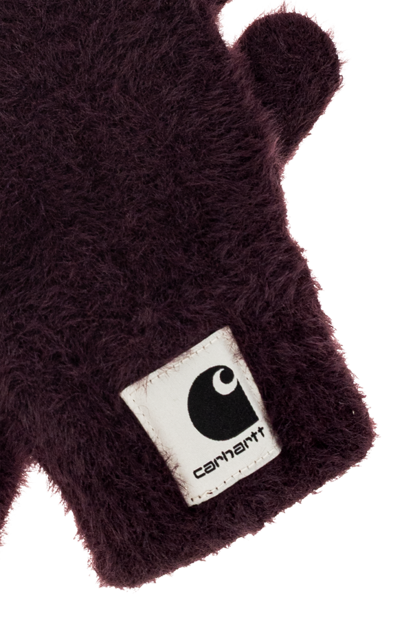 Carhartt WIP Maine Five-Finger Gloves with Embroidered Logo by Carhartt WIP