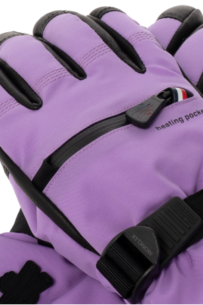 Moncler Grenoble Women's Padded Gloves in Pink