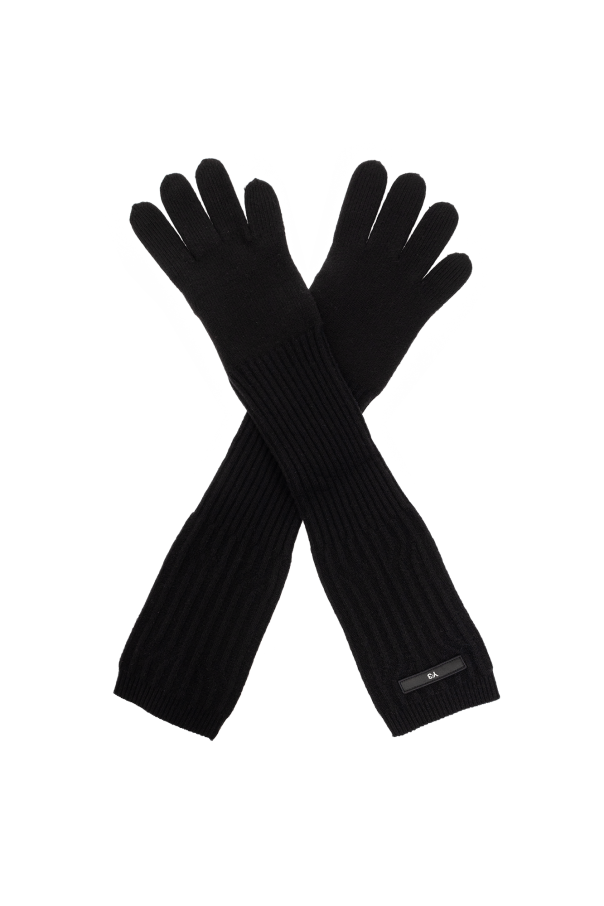 Y-3 Yohji Yamamoto Gloves with logo