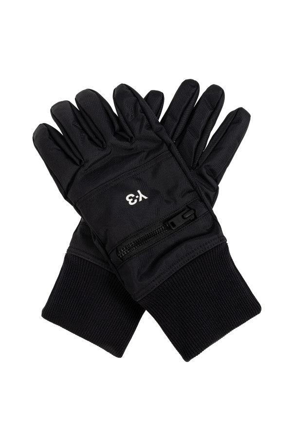 Y-3 Gloves with pocket