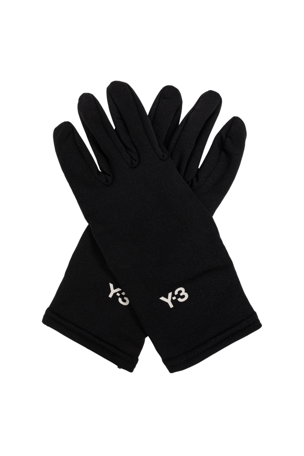 Y-3 Gloves with printed logo