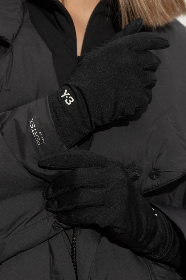 Y-3 Gloves with printed logo