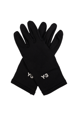 Gloves with printed logo od Y-3