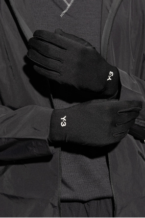 Y-3 Gloves with printed logo