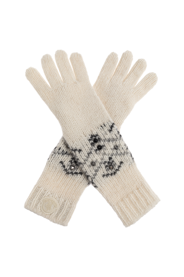 Gloves with logo od Moncler