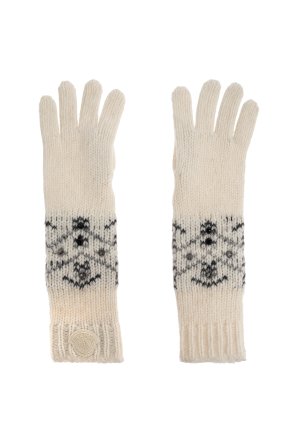 Moncler Gloves with logo
