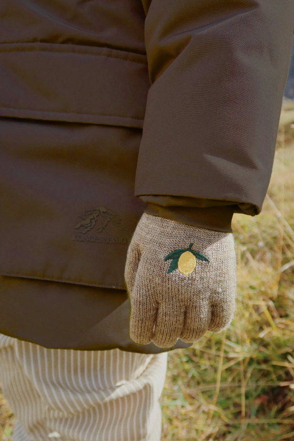 Konges Sløjd Two-pack of gloves with logo