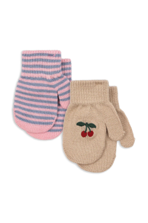 Doppelpack Handschuhe mit Logo