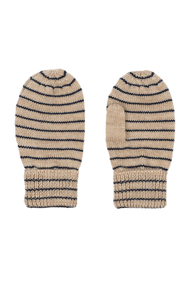 Konges Sløjd Guantes con estampado de rayas