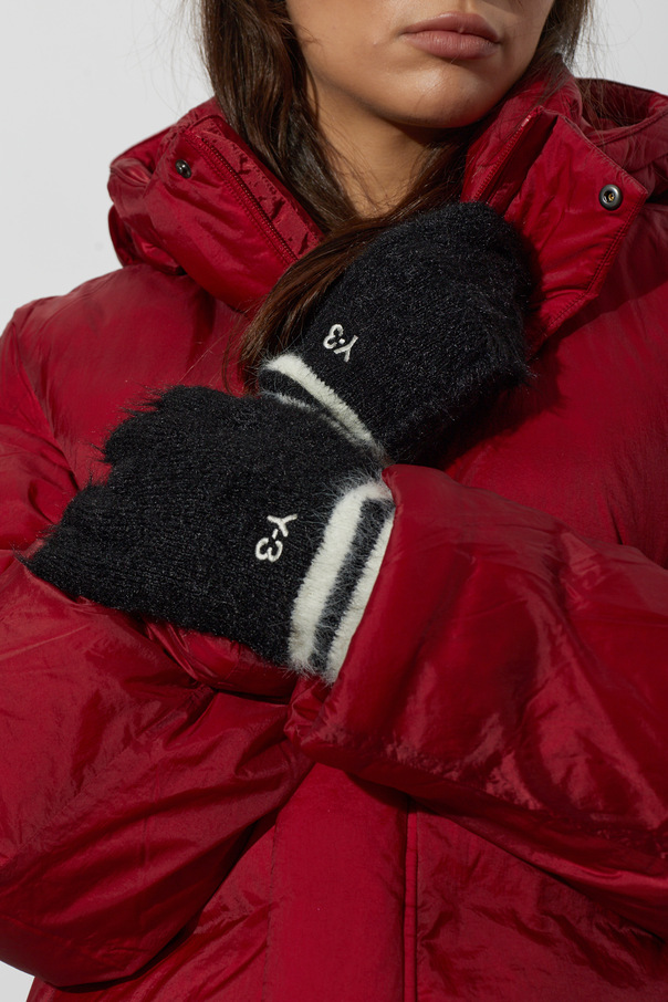 Y-3 Logo gloves
