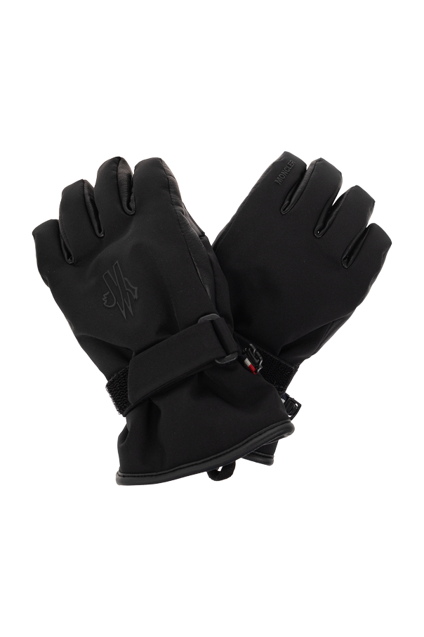 Moncler Grenoble Reusch black ski gloves od Moncler Grenoble Kids