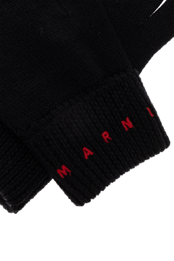 Marni Kids Gloves with logo