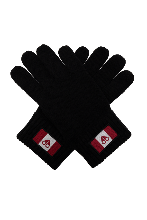 Moose Knuckles Gloves with logo