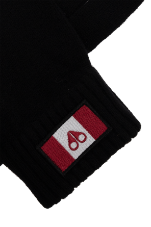 Moose Knuckles Gloves with logo