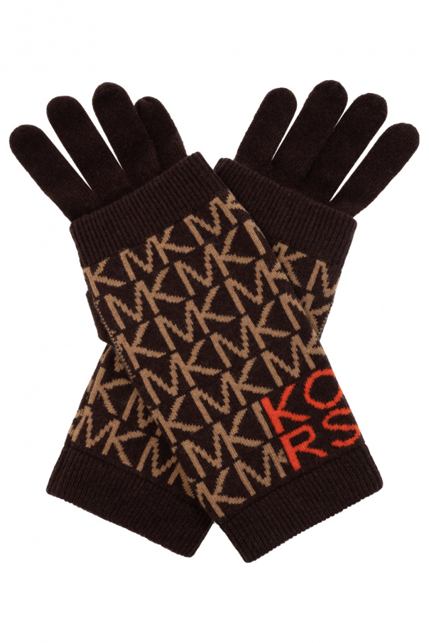 get the app MICHAEL MICHAEL KORS GLOVES WITH LOGO