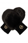 Michael Michael Kors BLACK Fleecy gloves