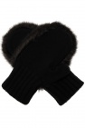 Michael Michael Kors BLACK Fleecy gloves