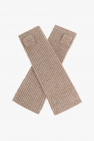 Isabel Marant beige ‘Patti’ fingerless gloves