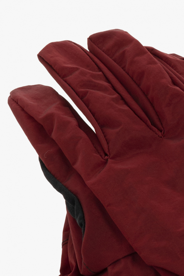 Stone Island RED Gloves with logo